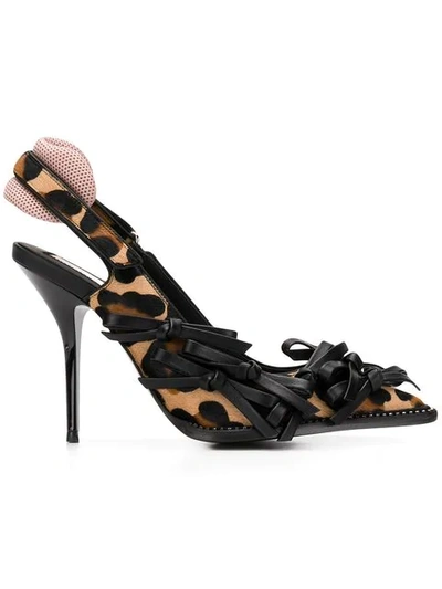 Shop N°21 Leopard Pumps In Neutrals