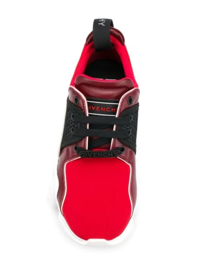 GIVENCHY LOW JAW SNEAKERS - 红色