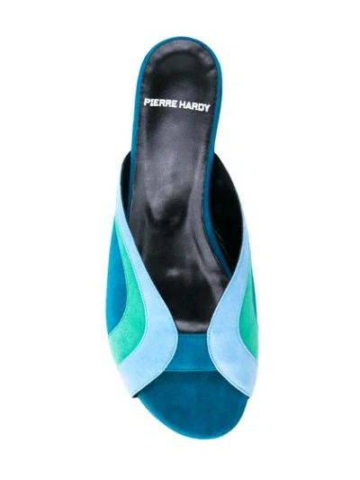 Shop Pierre Hardy Rainbow Sandals In Blue