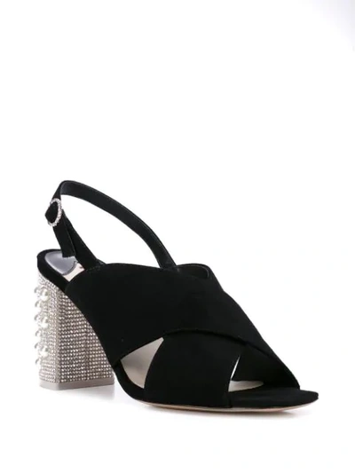 Shop Sophia Webster Nina Sandals In Black