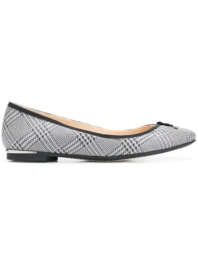 Jimmy Choo Jennie Flat Silver Prince Of Stars Glitter Round Toe