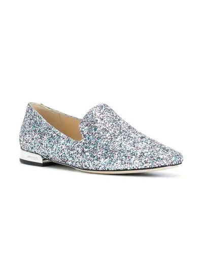 Shop Jimmy Choo Jaida Loafers In Multicolour