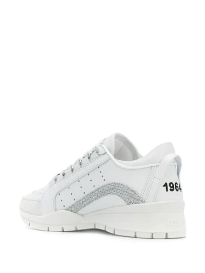 Shop Dsquared2 551 Low-top Sneakers In White
