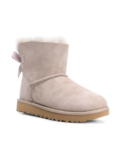 Shop Ugg Fur Lined Boots In Grey