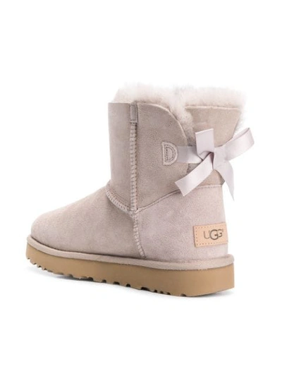 Shop Ugg Fur Lined Boots In Grey