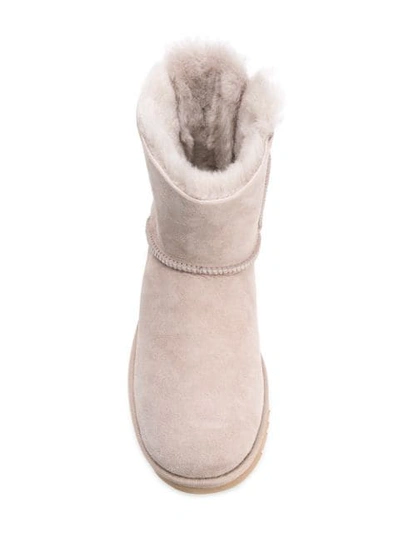 Shop Ugg Fur Lined Boots In Grey