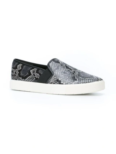 Shop Vince Slip On Trainers - Grey