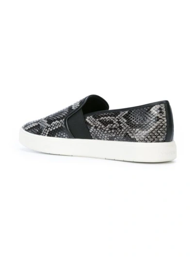 Shop Vince Slip On Trainers - Grey