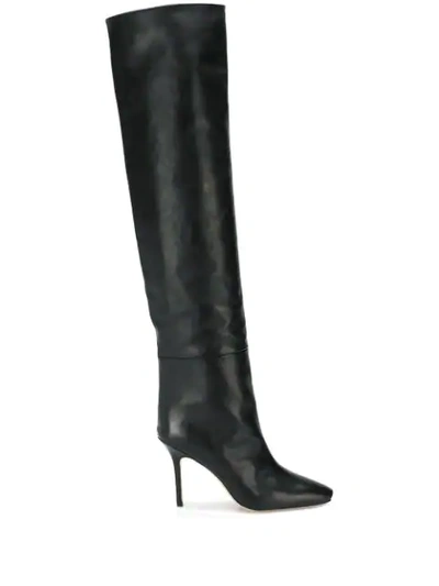 Shop Stuart Weitzman Knee Length Boots In Black