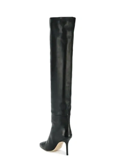 Shop Stuart Weitzman Knee Length Boots In Black