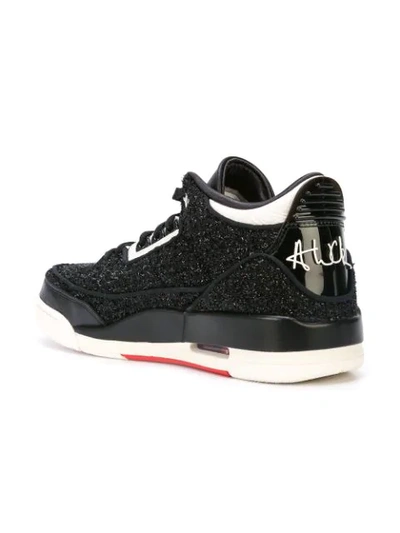 Shop Nike Air Jordan 3 Awok Sneakers - Black