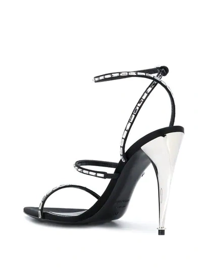 Shop Tom Ford Stiletto Sandals In Black