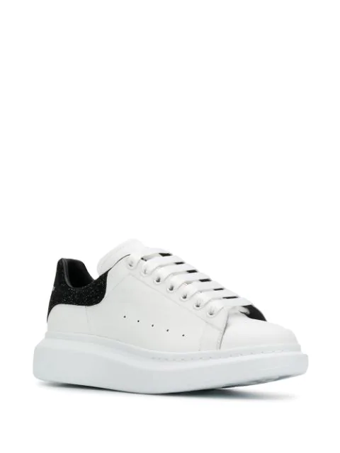 alexander mcqueen runway leather platform trainers