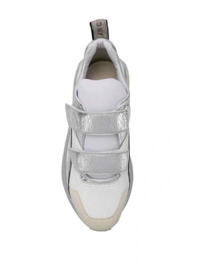 Shop Stella Mccartney Eclypse Sneakers In Silver