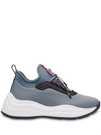 Shop Prada Low In Grey