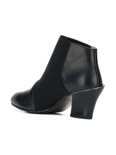 Shop United Nude X Issey Miyake Round Toe Ankle Boots - Black