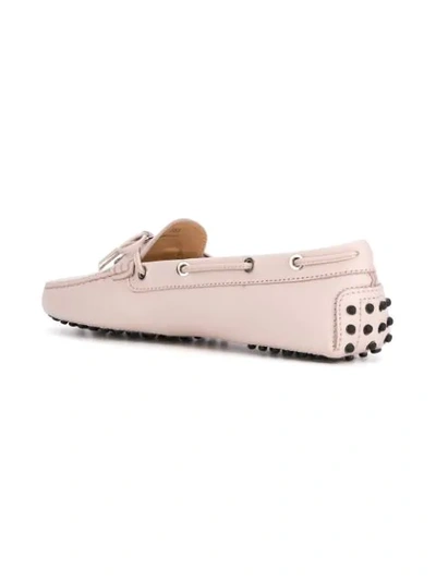 Shop Tod's Gommino Loafers In Pink
