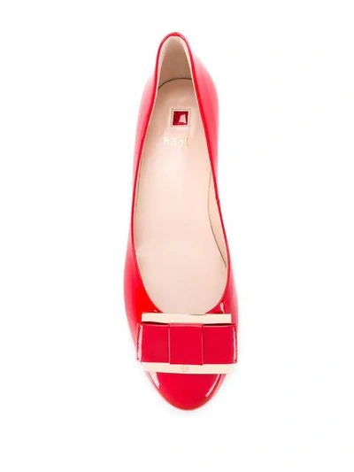 Shop Hogl Ballerina Shoes In Red