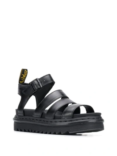 Shop Dr. Martens' Brando Sandals In Black
