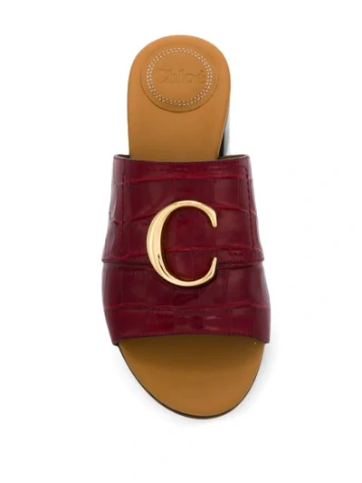 Shop Chloé C In Red