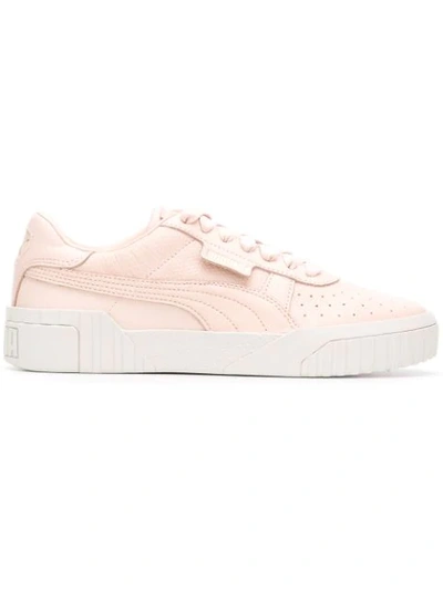 Shop Puma Cali Emboss Sneakers In Pink