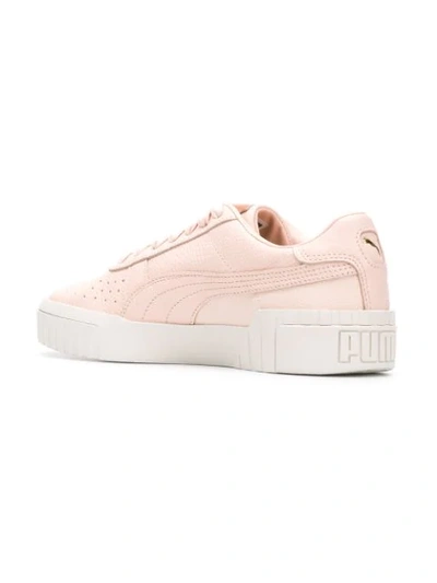 Shop Puma Cali Emboss Sneakers In Pink