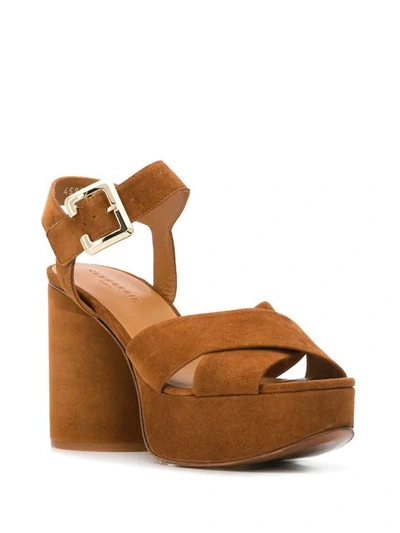 Shop Clergerie Vianne Sandals In Brown