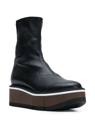Shop Clergerie Platform Ankle Boots In Black