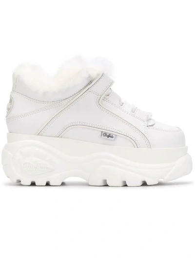 Shop Junya Watanabe X  Chunky Sole Sneakers In White