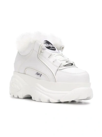 Shop Junya Watanabe X  Chunky Sole Sneakers In White