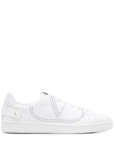 valentino sneakers with feathers