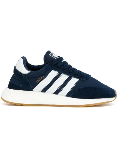 Shop Adidas Originals Iniki Runner Sneakers In Blue