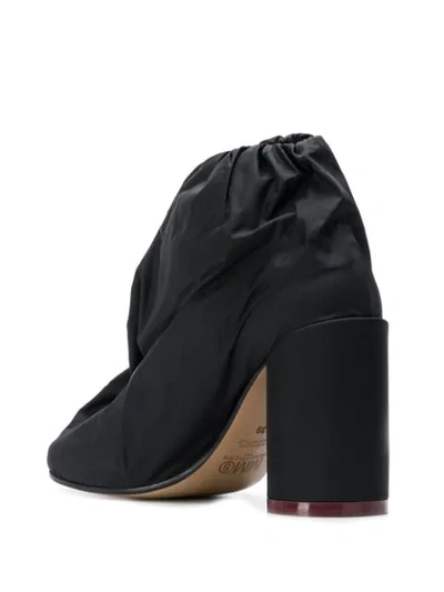 Shop Mm6 Maison Margiela Covered Ankle Boots In Black