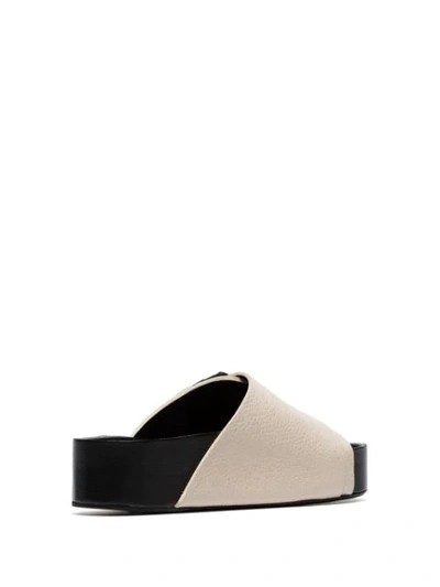 Shop Simon Miller White Chunk Slides