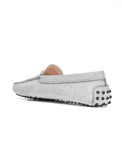 Tod's Gommino Loafers - Grey In Grey