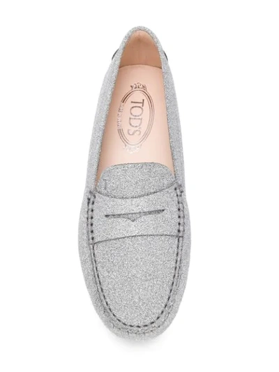 Tod's Gommino Loafers - Grey In Grey