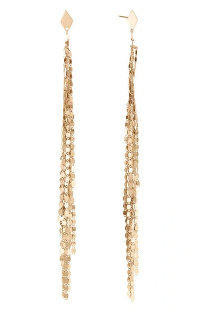 Shop Lana Jewelry Casino Fringe Duster Earrings In Yellow Gold