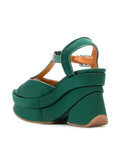 Shop Chie Mihara Vreni Platform Sandals In Green