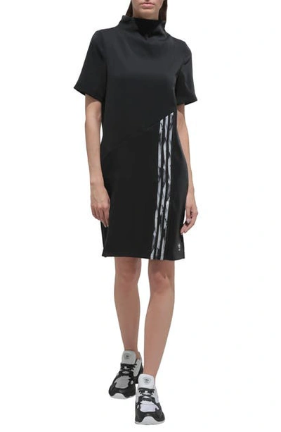 Shop Adidas Originals Danielle Cathari Dress In Black/ Chalk White