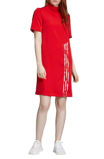 Shop Adidas Originals Danielle Cathari Dress In Scarlet/ Power Red