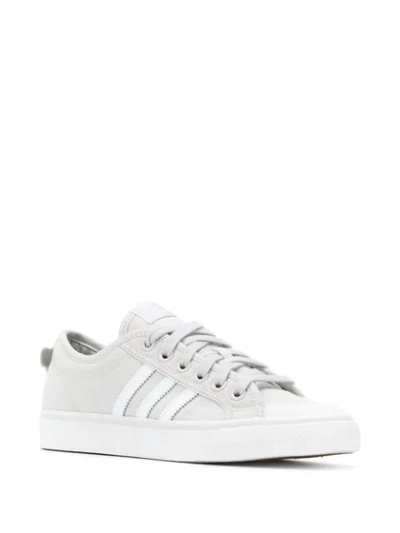 Shop Adidas Originals Side Stripe Sneakers In Grey