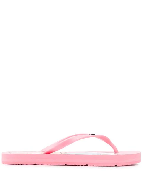 tommy hilfiger flip flops pink