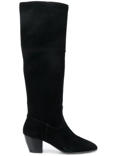 Shop Michael Michael Kors Avery Boots In Black
