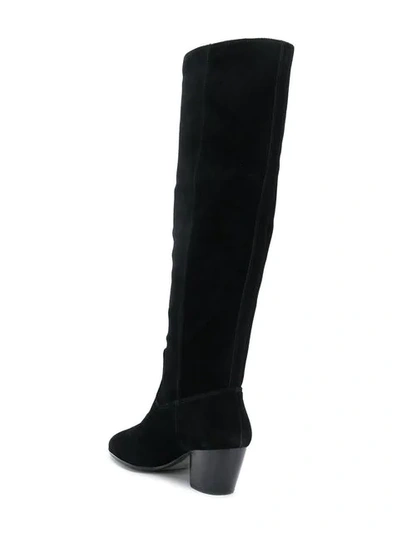 Shop Michael Michael Kors Avery Boots In Black