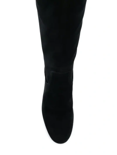 Shop Michael Michael Kors Avery Boots In Black