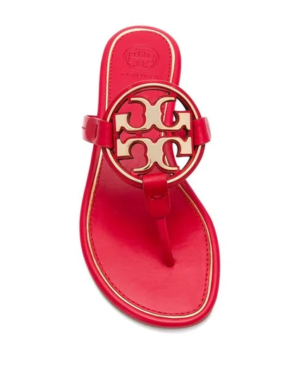 Shop Tory Burch Miller Sandals In Red