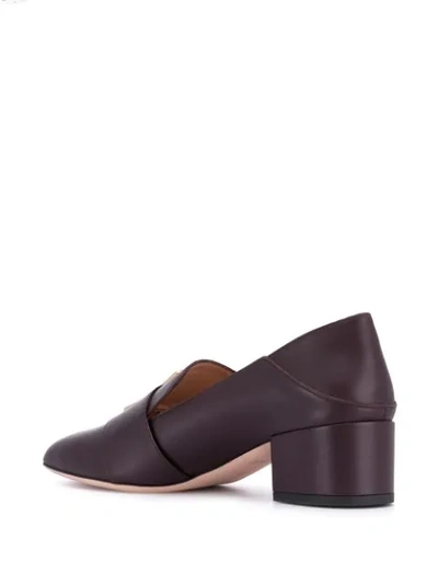 Shop Bally Janelle Loafers In Purple