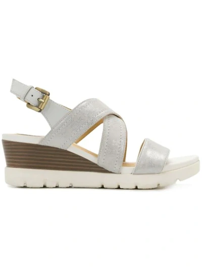 Shop Geox Marykarmen Plus Sandals In Metallic