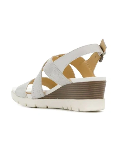 Shop Geox Marykarmen Plus Sandals In Metallic