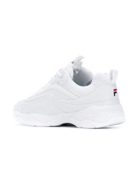 Fila Ray Low Sneakers In White Leather | ModeSens